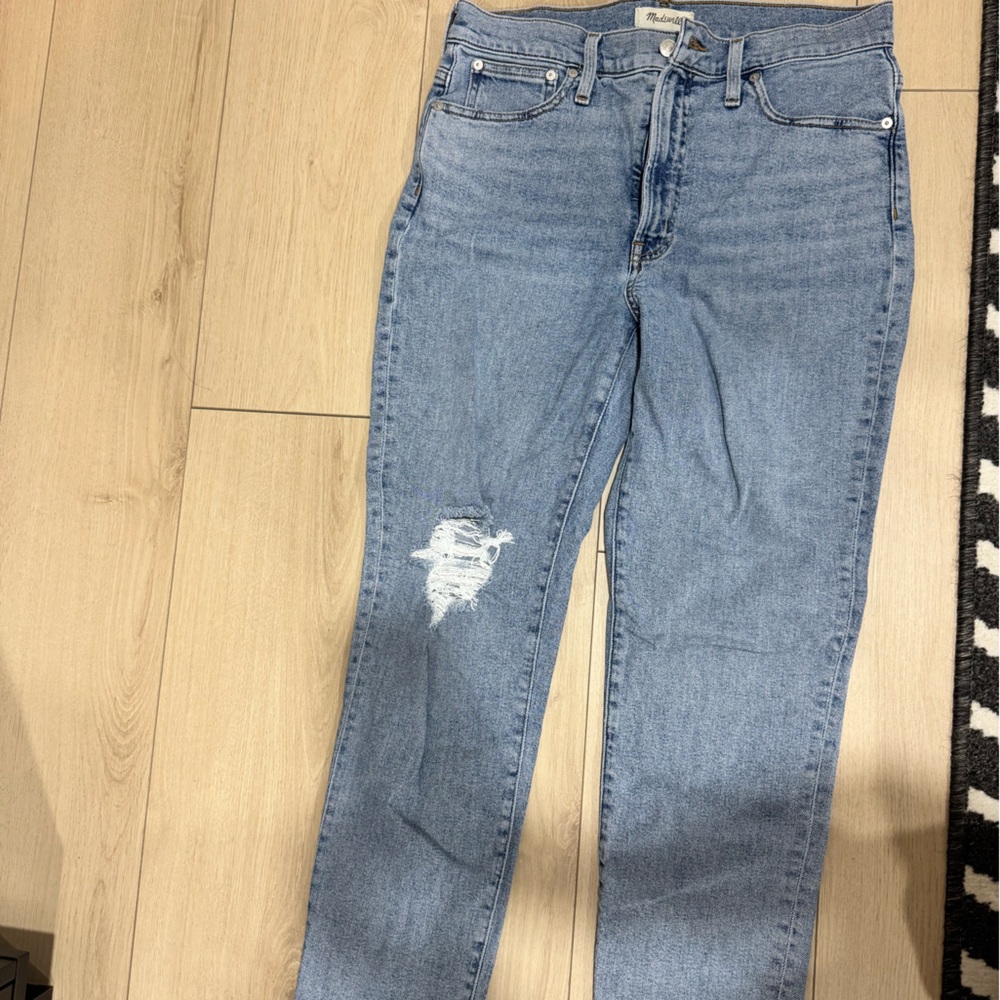 Madewell Light Blue Perfect Vintage Distressed Jeans